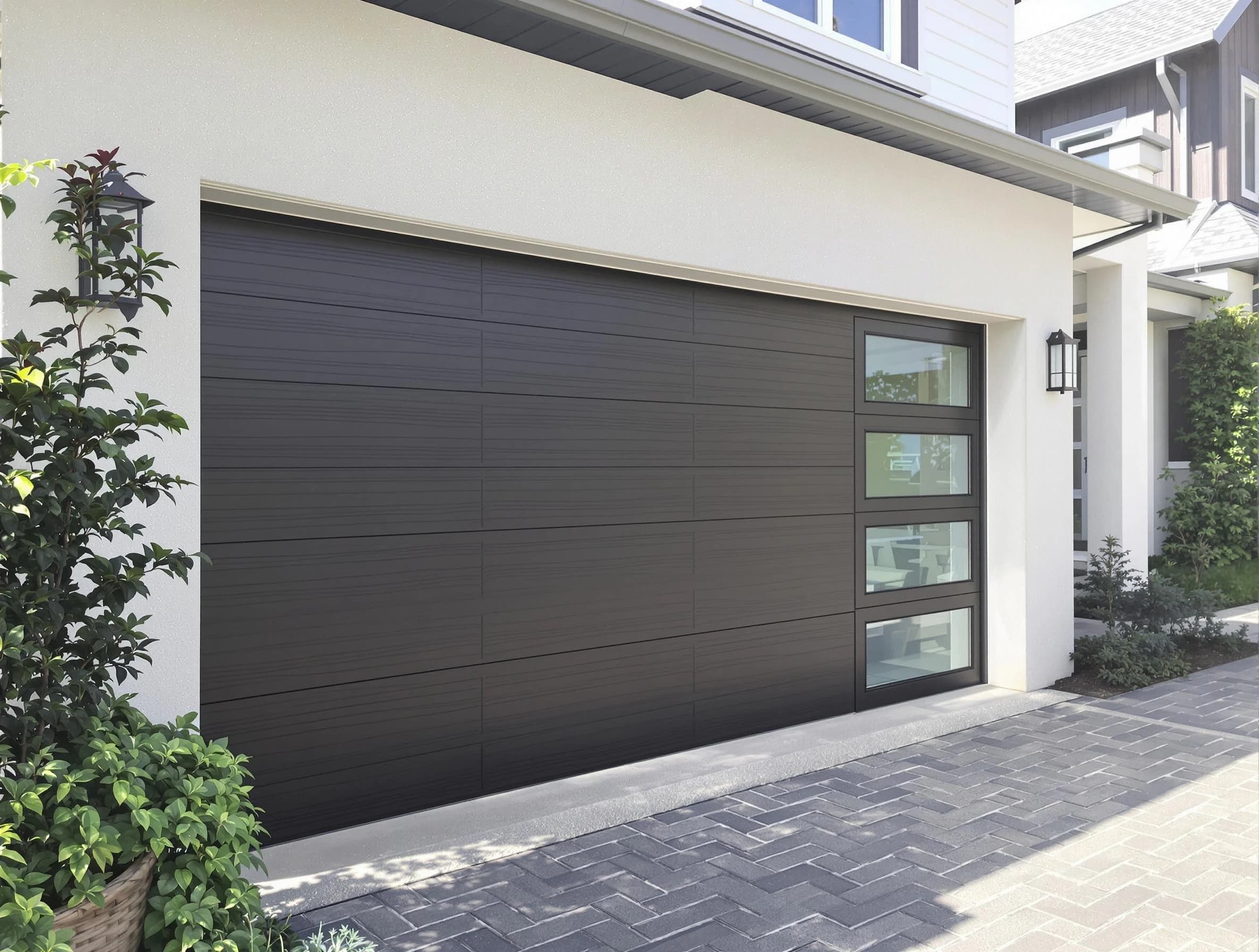 Custom garage door installation by Stoughton Garage Door Repair in Stoughton