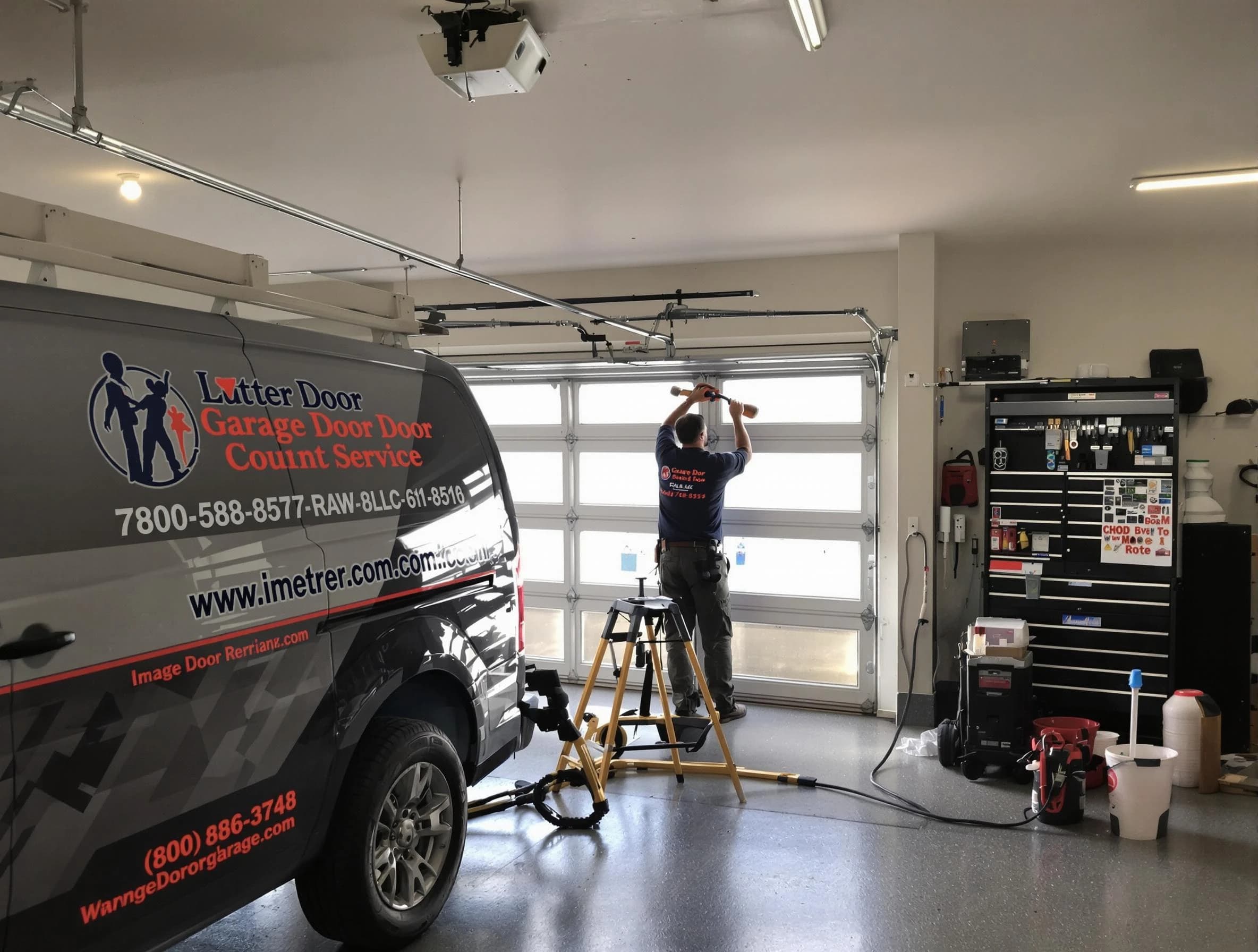 Stoughton Garage Door Repair rapid response team performing same-day repair in Stoughton