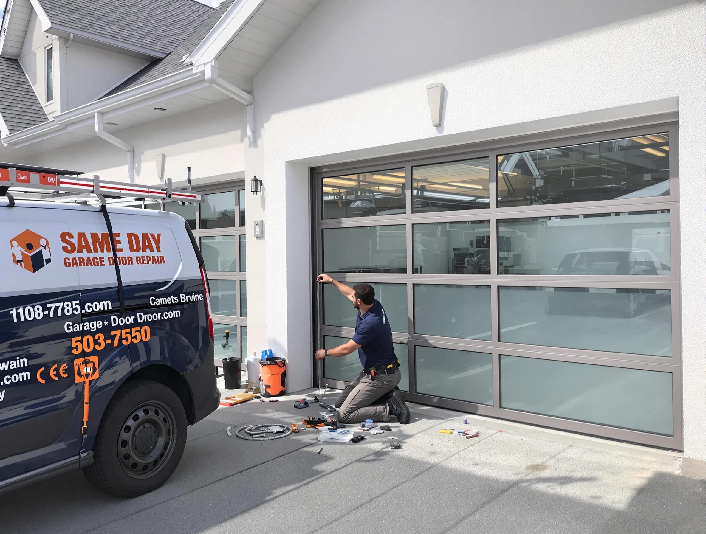 Same-day garage door repair service by Stoughton Garage Door Repair in Stoughton