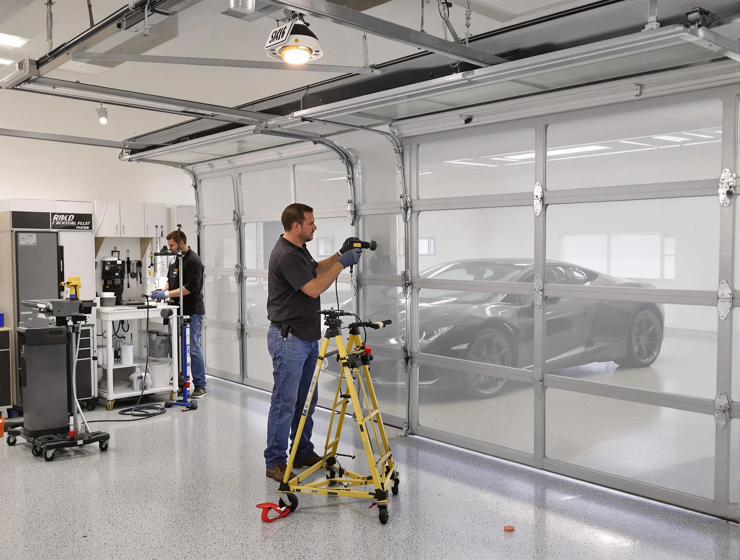 Garage Door Dents Repair in Stoughton