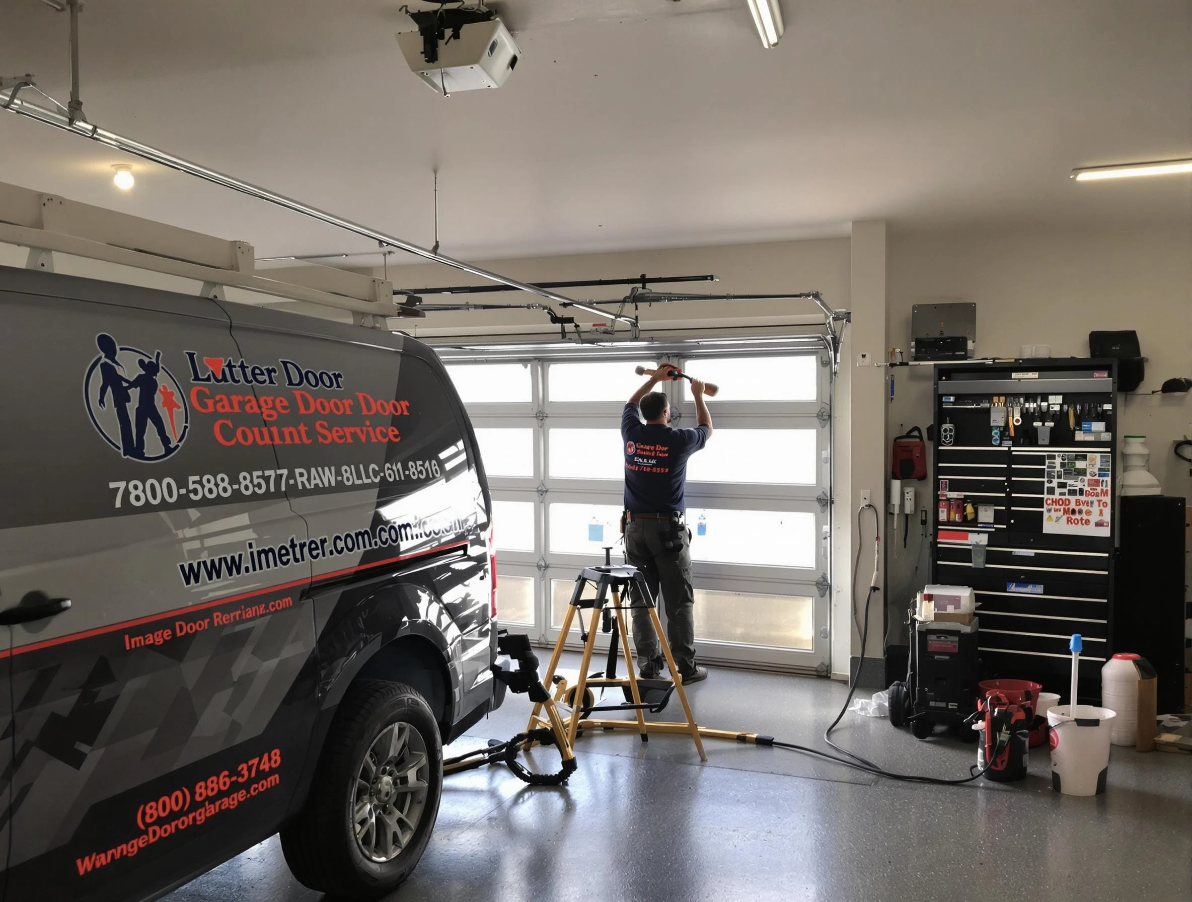 Stoughton Garage Door Repair rapid response team performing same-day repair in Stoughton
