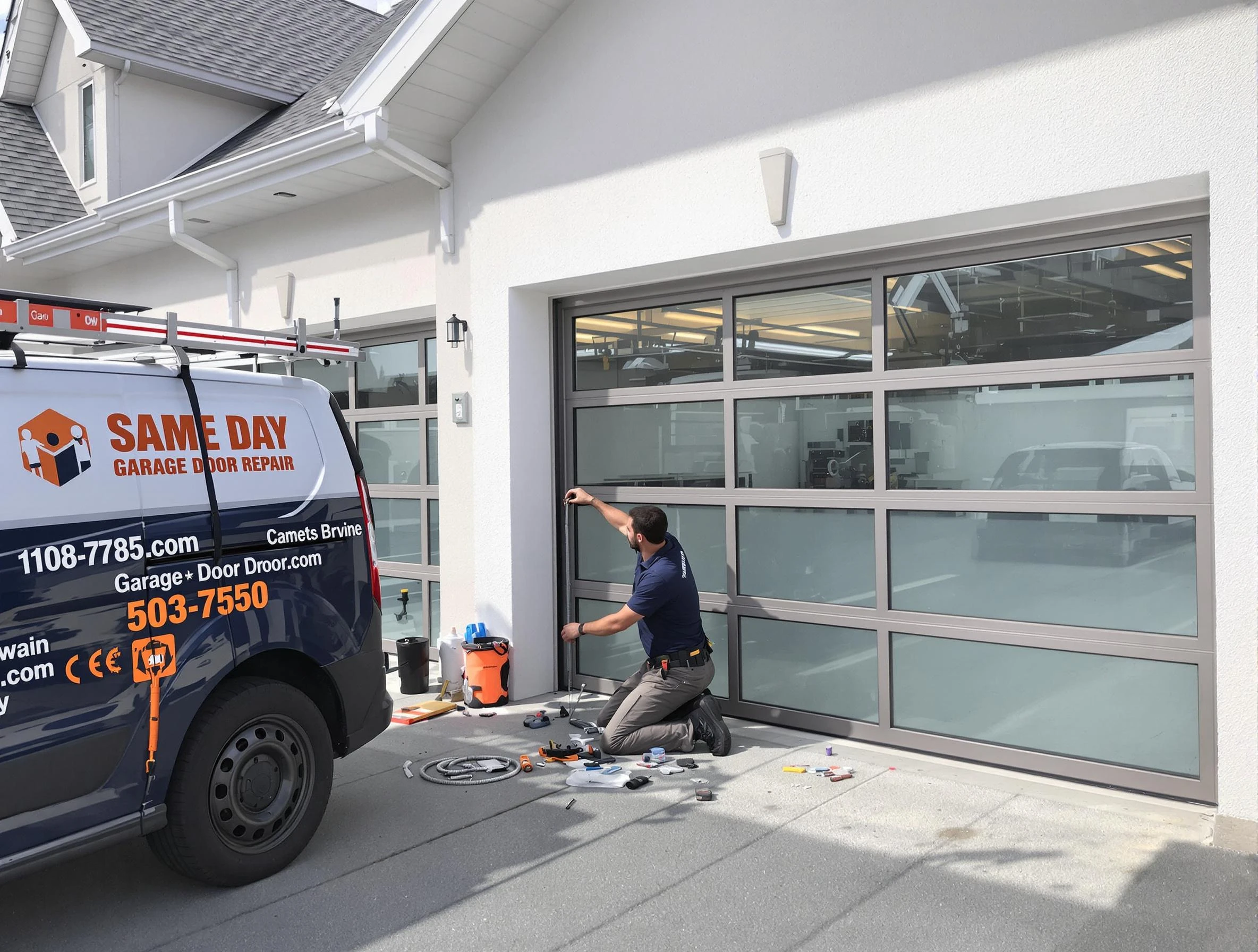 Same-day garage door repair service by Stoughton Garage Door Repair in Stoughton